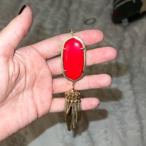 Kendra Scott Red Rayne BNWT Necklace